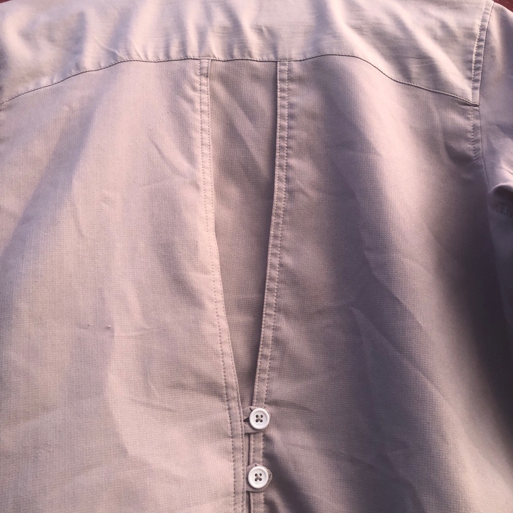 GoLite Button Down Medium Outdoors Long Sleeve Button Back Athletic Shirt - Picture 3 of 5